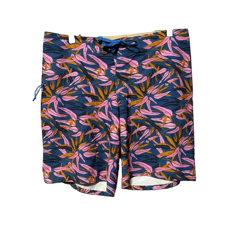 Patagonia Women’s Stretch Hydropeak Boardshorts 8” Size 8 Tropical Blue